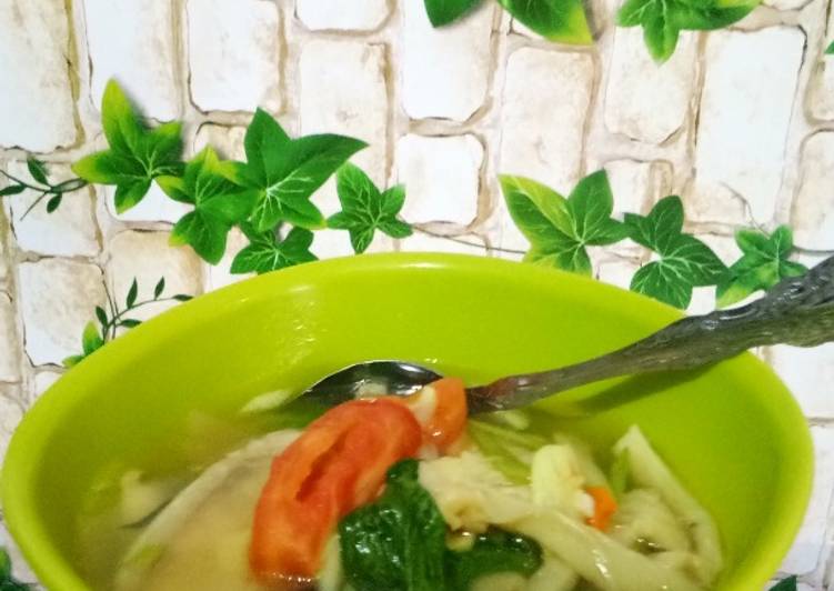 Resep @MANTAP Sup ayam sederhana menu masakan harian