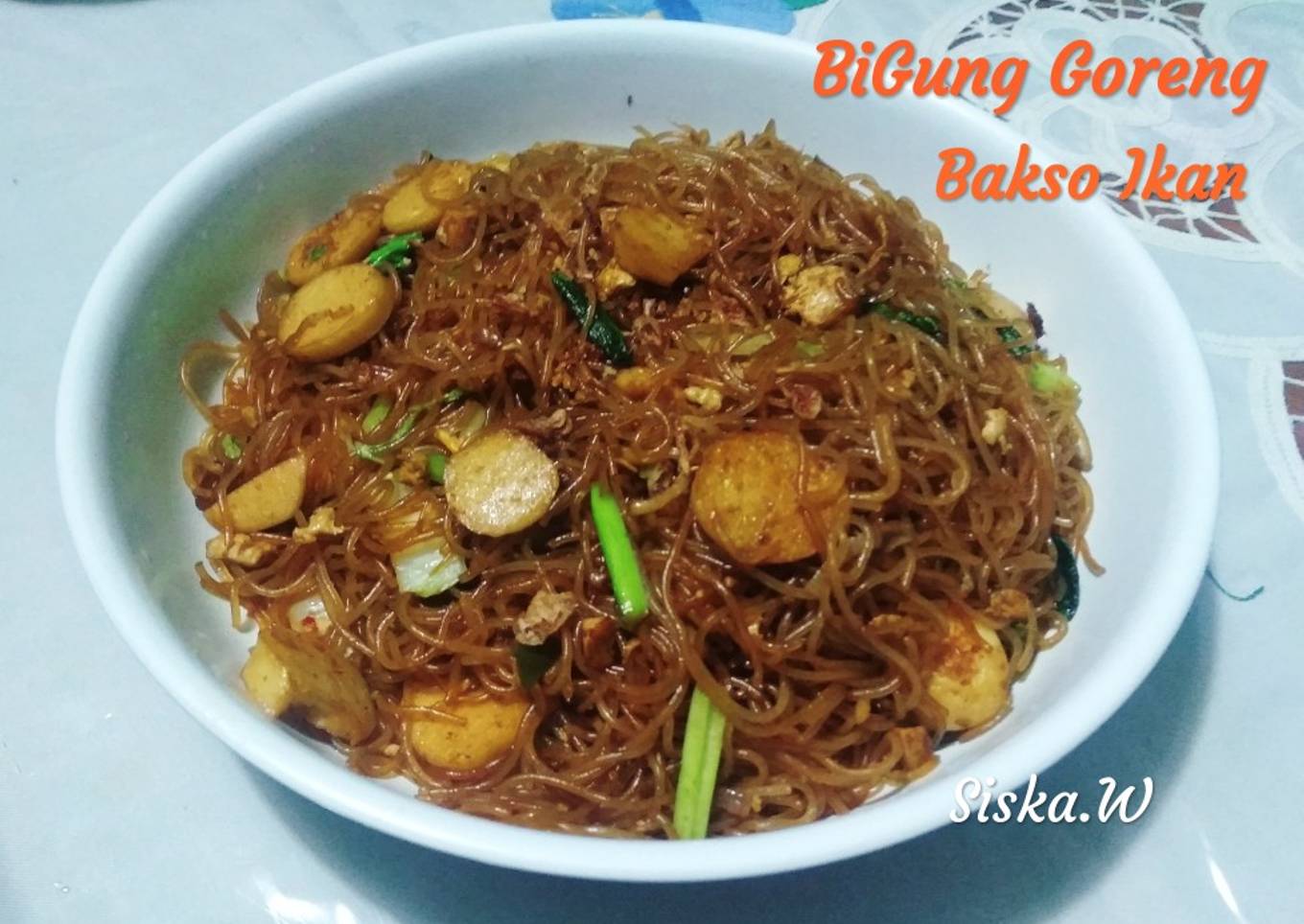 BiGung (Bihun Jagung) Goreng Bakso Ikan