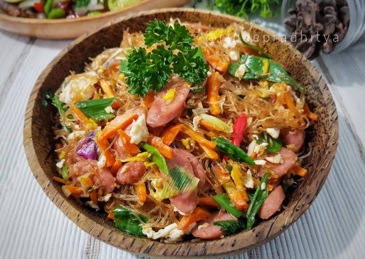 Resep Bihun goreng special yang enak