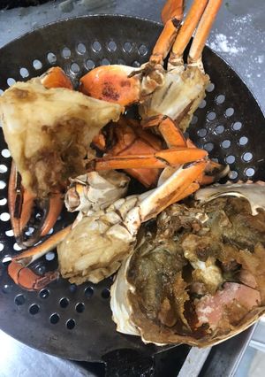 Hình của món Cua Sốt Tiêu Đen.