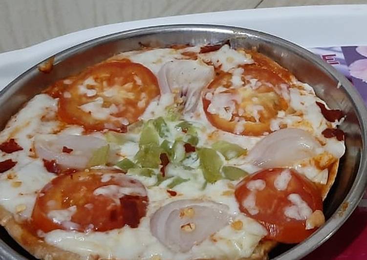 Recipe of Homemade Wheat flour dough pizza