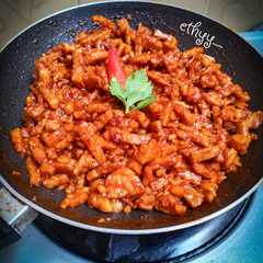 A picture of Kering tempe pedas.