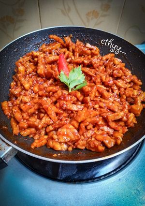 Foto resep Kering tempe pedas