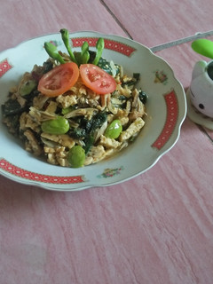 Foto resep Tumis TEGEPE (tempe teri genjer pete)