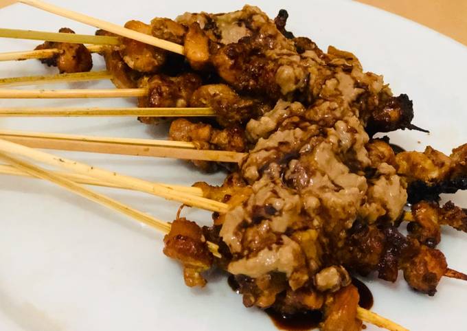 Cara Bikin Sate Ayam (Sambal Kacang) Untuk Pemula