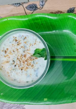 A picture of Fresh Mint Yogurt Dip (Cooling & Healthy).