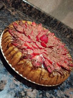 صورة لوصفة كيكة الكاسترد