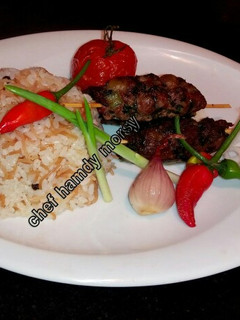 صورة لوصفة كفتة يوناني وأرز محمص