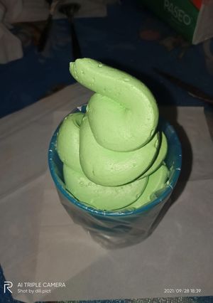 Foto resep Butter cream pandan