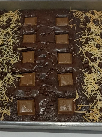 Cara Gampang Membikin Resep Shiny Fudge Brownies Erlina Liem (tanpa mixer) yang Sempurna Anti Ribet, Lezat Sekali