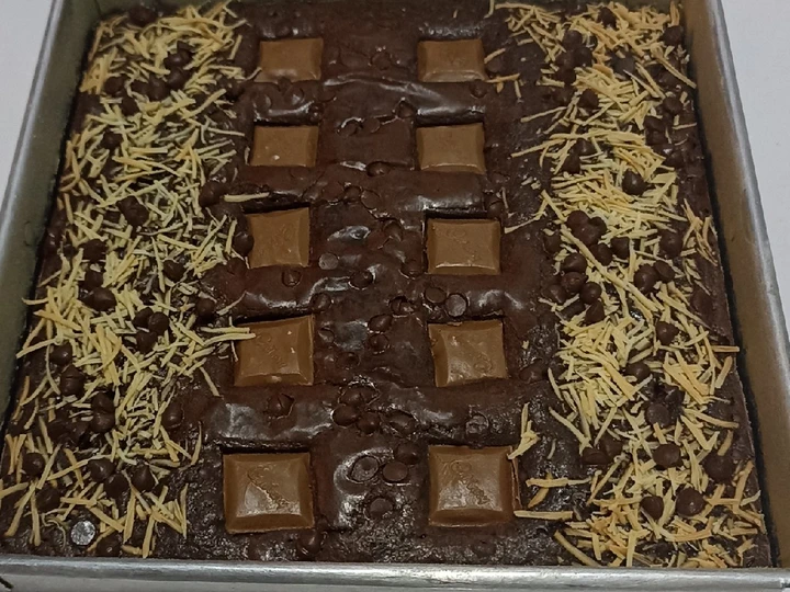 Cara Gampang Membikin Resep Shiny Fudge Brownies Erlina Liem (tanpa mixer) yang Sempurna Anti Ribet, Lezat Sekali