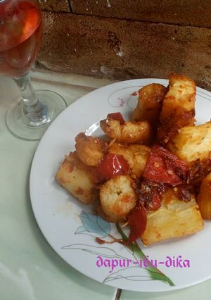 Foto resep Singkong balado yummy