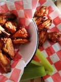 Alitas adobadas en freidora de aire 🐥🍅🌶️