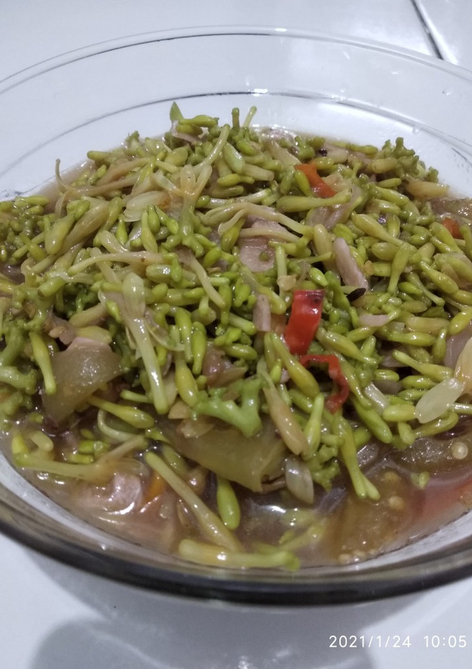 Foto resep Oseng pedas kembang pepaya