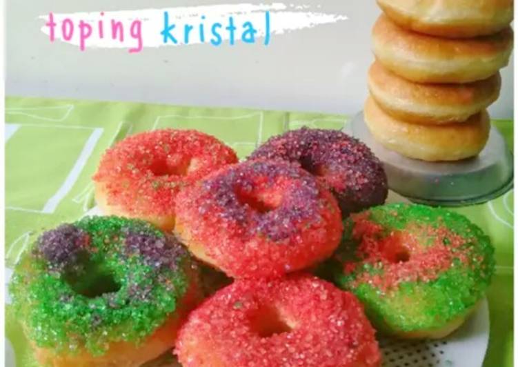 Resep Donat menul toping gula kristal yang Bisa Manjain Lidah