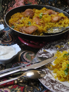 عکسی از دستور کته زردچوبه