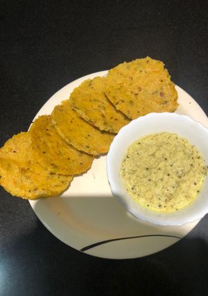 A picture of Oats idli.