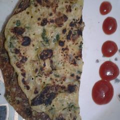A picture of Besan chilla.
