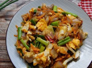 Foto resep Orak Arik Telur Bawang Merah, Simple, Yummy👌