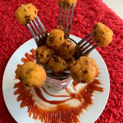 A picture of Leftover Rice Bhajiya.
