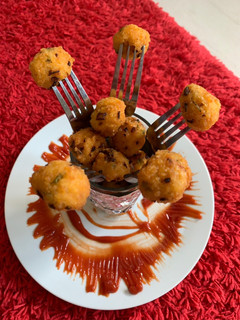 A picture of Leftover Rice Bhajiya.