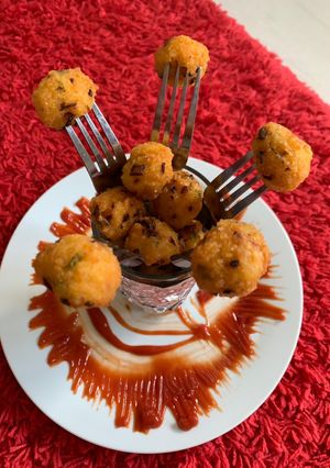 A picture of Leftover Rice Bhajiya.