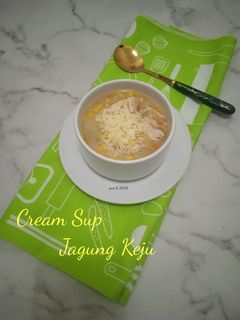 Foto resep Cream sup jagung keju