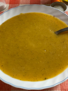 Una foto de Puré de calabacín