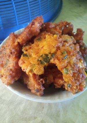 Foto resep 16. Pergedel jagung pedas