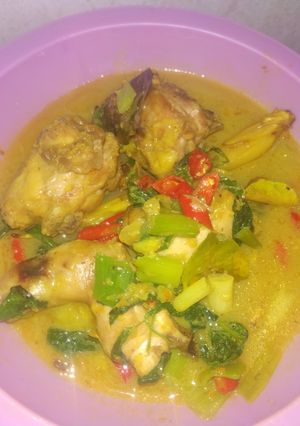 Foto resep Ayam kuning kemangi