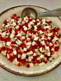 Ensalada de rábano y pimiento