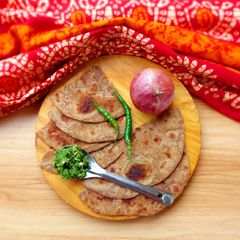 Multigrain Ragi paratha A picture of Multigrain Ragi paratha.