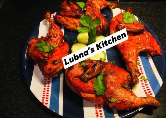 Lahori Chicken Charga (deep fried chicken)