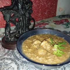 A picture of Soyabean soup.