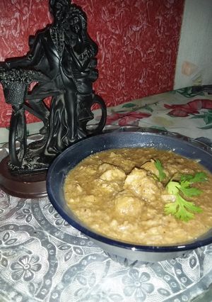 A picture of Soyabean soup.