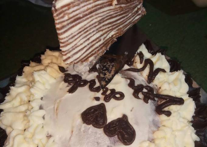 Resep Mille Crepes Coklat Oleh Nadia Cookpad