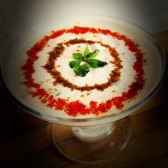 A picture of BOTTLE GOURD MINT RAITA | LAUKI PUDINA RAITA.