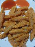 ไก่ทอดรสบาร์บีคิวคลุกเกล็ดขนมปัง by พี่พลอยฟ้า