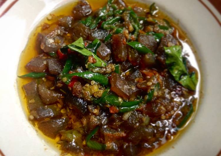 Kikil pedas cabai hijau
