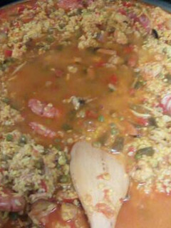 Una foto de Arroz con mariscos