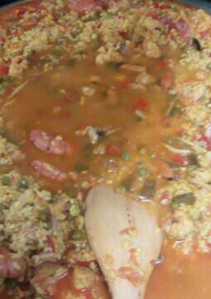 Una foto de Arroz con mariscos