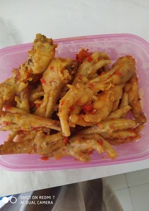 Foto resep Ceker ranjau sederhana