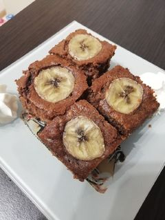 Nutellás-banános süti recept fotója