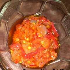 A picture of Sambal Pecel Lele.