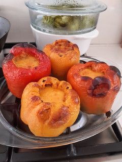 Una foto de Pimientos rellenos