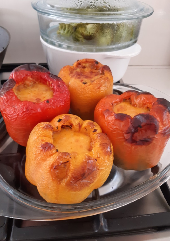 Una foto de Pimientos rellenos
