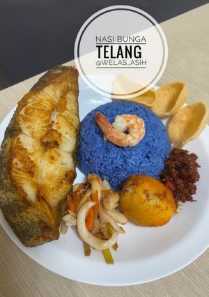 Foto resep Nasi bunga telang