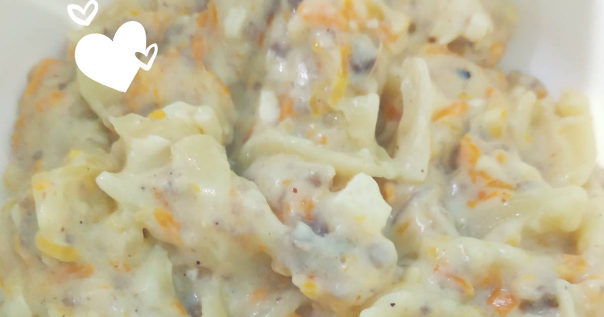 Resep Fusilli Creamy Cheese MPASI 11m+ oleh indahrasti Cookpad