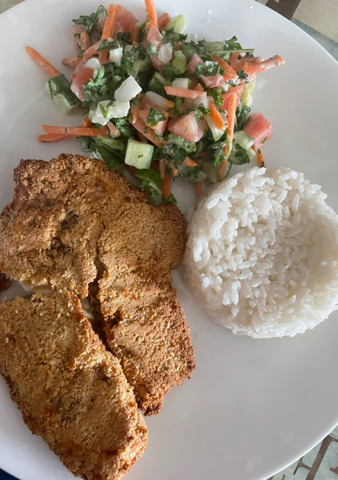 Una foto de Filet de Tilapia Al air fryer, estilo fitness, divino😍