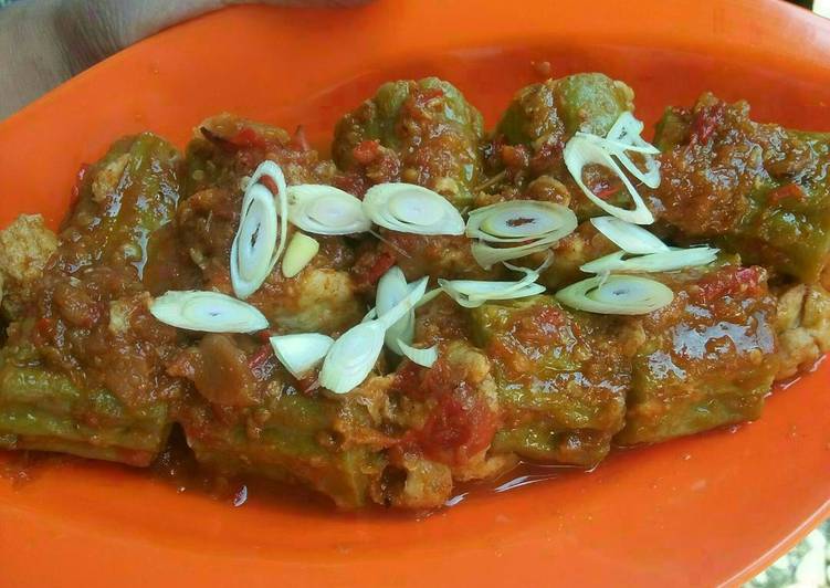 Cara meracik Pare pedas isi ikan Anti Gagal